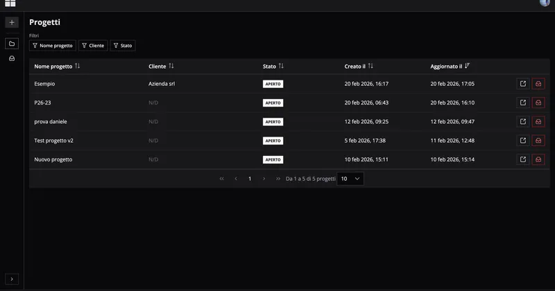 Oltre il Foglio: la Rivoluzione dei Preventivi - screenshot applicazione